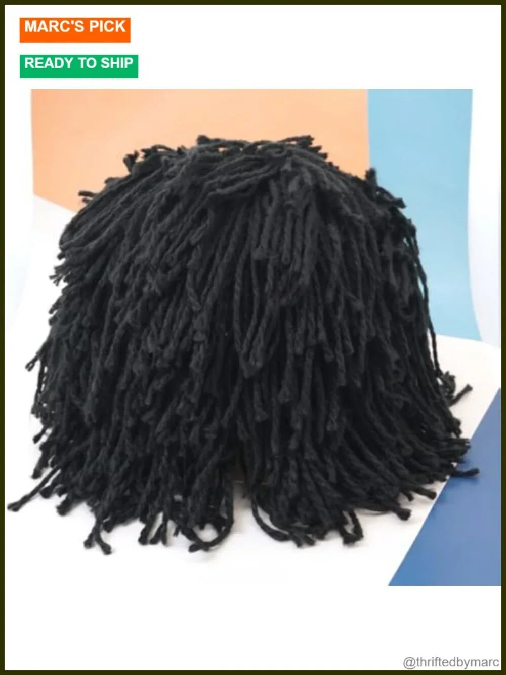 Knit Dreadlock Hat Beanie Hip Hop Cap Funny Headgear